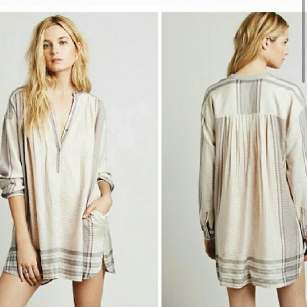 Free People EUC‎ Tunic with Pockets Size XS